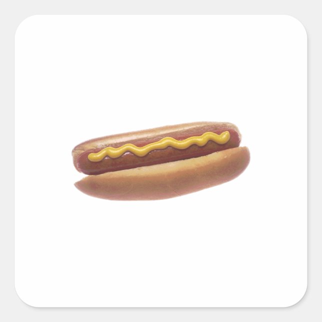 Adesivo Quadrado Hotdog (Frente)