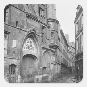 Adesivo Quadrado Hotel de Sens, final do século XIX