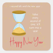 Hourglass Hora Ano Novo