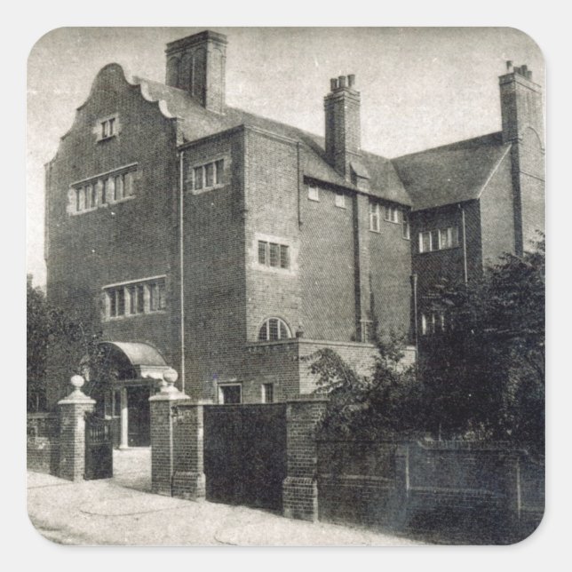 Adesivo Quadrado House for Edwin Long (Frente)