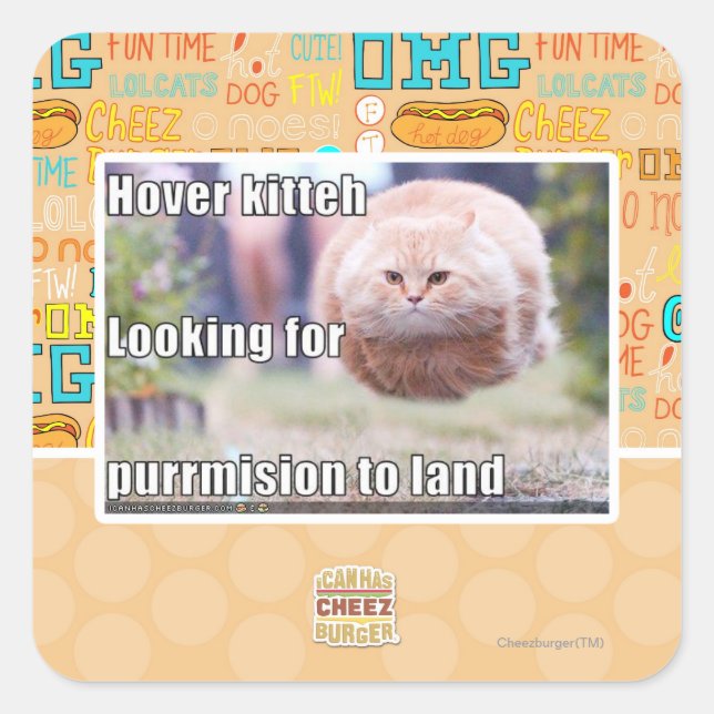 Adesivo Quadrado Hover kité (Frente)