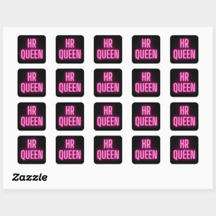Adesivo Quadrado HR Queen 👸 🏻 👑