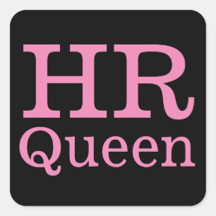 Adesivo Quadrado HR Queen 👸 🏻 👑 Autocolantes PERSONALIZÁVEIS