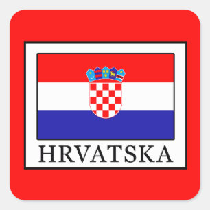 Adesivo Quadrado Hrvatska