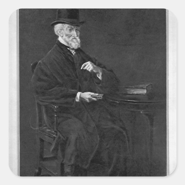 Adesivo Quadrado Hubert George de Burgh-Canning (Frente)