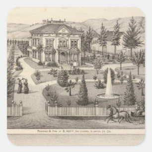 Adesivo Quadrado Huff, residências de Owen