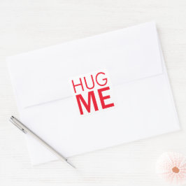 Adesivo Quadrado Hug me