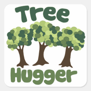 Adesivo Quadrado Hugger Árvore