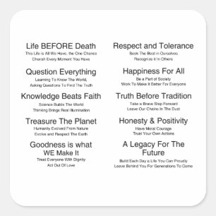 Adesivo Quadrado Humandros