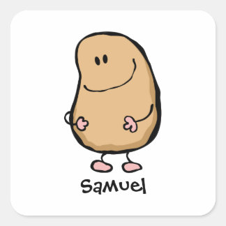 Adesivo Quadrado Humano Bean