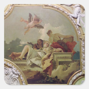 Adesivo Quadrado Humildade, indulgência e Verdade