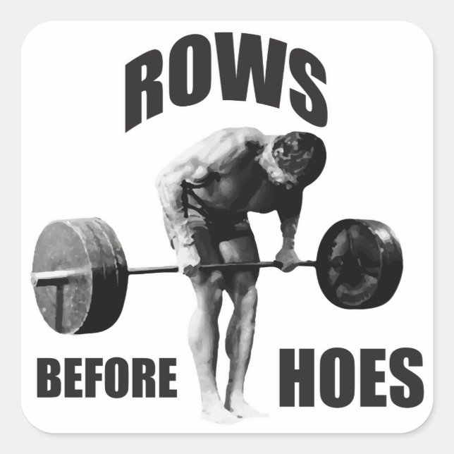 Adesivo Quadrado Humor Motivacional "Construção do Corpo" (Frente)