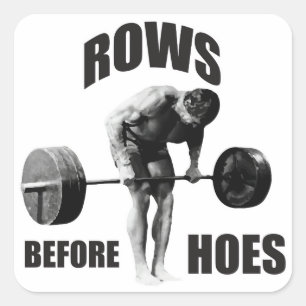 Adesivo Quadrado Humor Motivacional "Construção do Corpo"