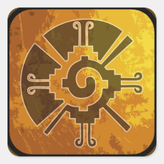 Adesivo Quadrado Hunab Ku Brown Stickers