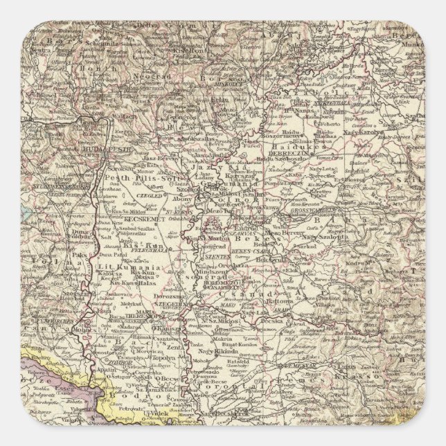 Adesivo Quadrado Hungria 4 (Frente)