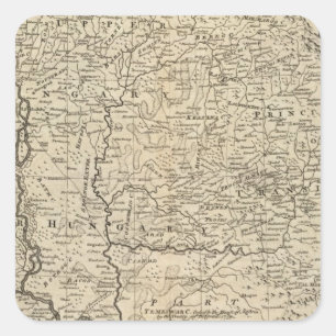 Adesivo Quadrado Hungria e Transilvania 2