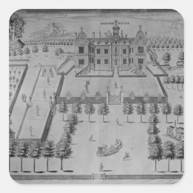 Adesivo Quadrado Hunsdon House (Frente)