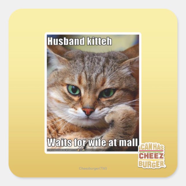 Adesivo Quadrado Husband Kith (Frente)