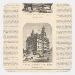 Adesivo Quadrado HW Collender B Kreischer e filho