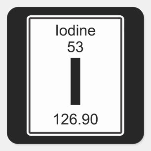 Adesivo Quadrado I - iodo