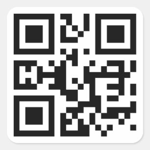 Adesivo Quadrado I❤NY -- Código de QR