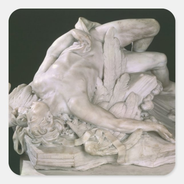 Adesivo Quadrado Icarus Falling, 1743 (Frente)