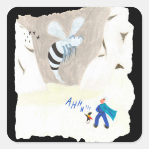 Adesivo Quadrado Ice Wasp Mountain