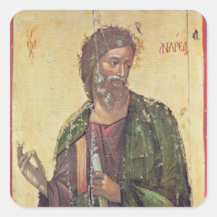 Adesivo Quadrado Ícone que descreve St Andrew