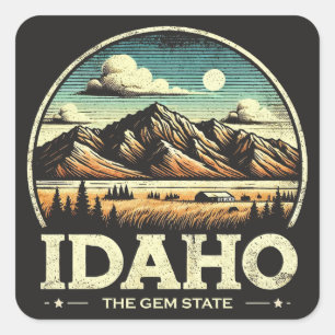 Adesivo Quadrado Idaho