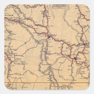 Adesivo Quadrado Idaho 2