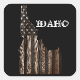 ADESIVO QUADRADO IDAHO PATRIOT BURNT WOOD BLK