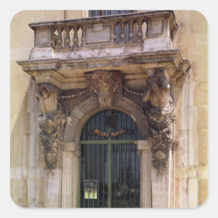 Adesivo Quadrado Ideia da entrada do museu