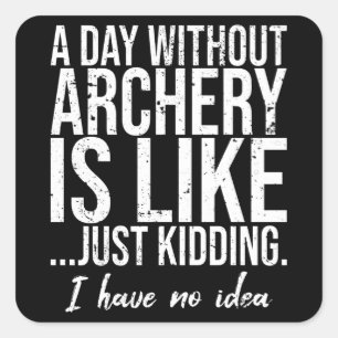 Adesivo Quadrado Ideia divertida de presente esportivo