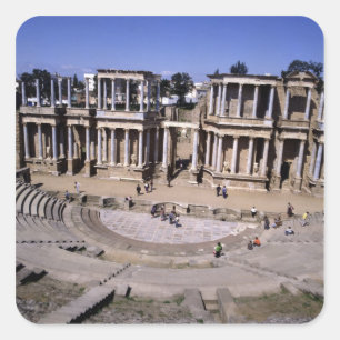 Adesivo Quadrado Ideia do teatro, começada 24 BC (foto) 4