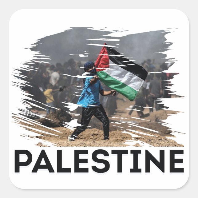 Adesivo Quadrado Identidade, luta e liberdade (Frente)