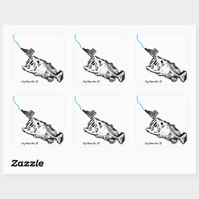 ADESIVO QUADRADO IDENTIFICAÇÃO DO PATRIOT DE COMUTAÇÃO - NOME PERSO (Folha)