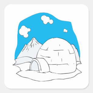 Adesivo Quadrado Igloo 2
