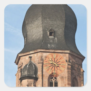 Adesivo Quadrado Igreja do Espírito Santo no centro histórico de He
