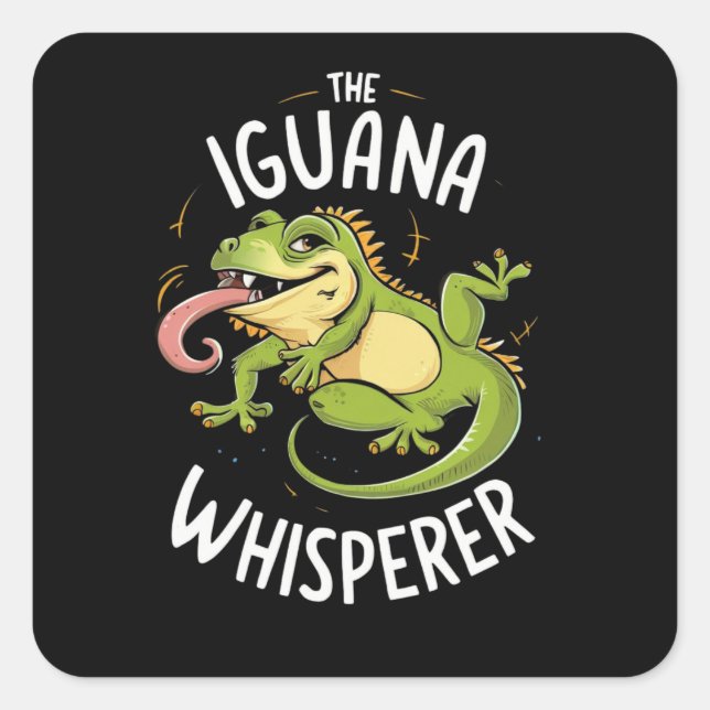 ADESIVO QUADRADO IGUANA WHISPERER (Frente)