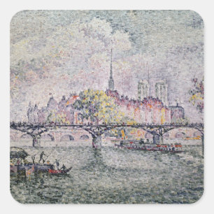 Adesivo Quadrado Ile de la Cite, Paris, 1912