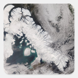 Adesivo Quadrado Ilha Baffin