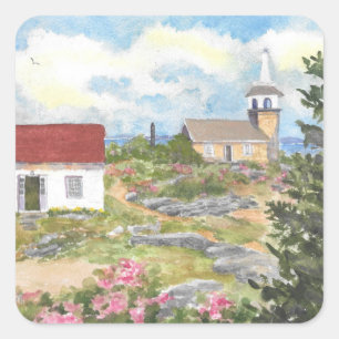 Adesivo Quadrado Ilha Star dos Sapatos NH Stickers