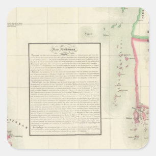 Adesivo Quadrado Ilhas de Andaman, Ásia 109