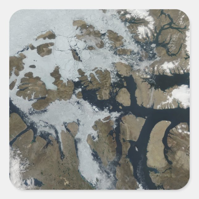 Adesivo Quadrado Ilhas Rainhas Elizabeth (Frente)