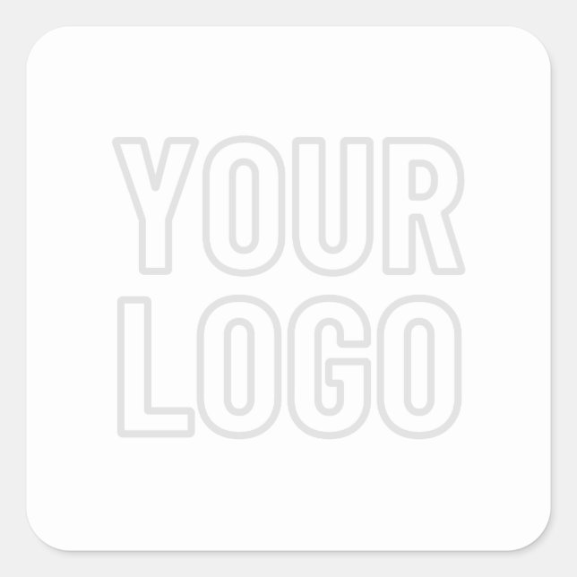 Adesivo Quadrado Iluminar Automaticamente O Logotipo Para Fundo (Frente)