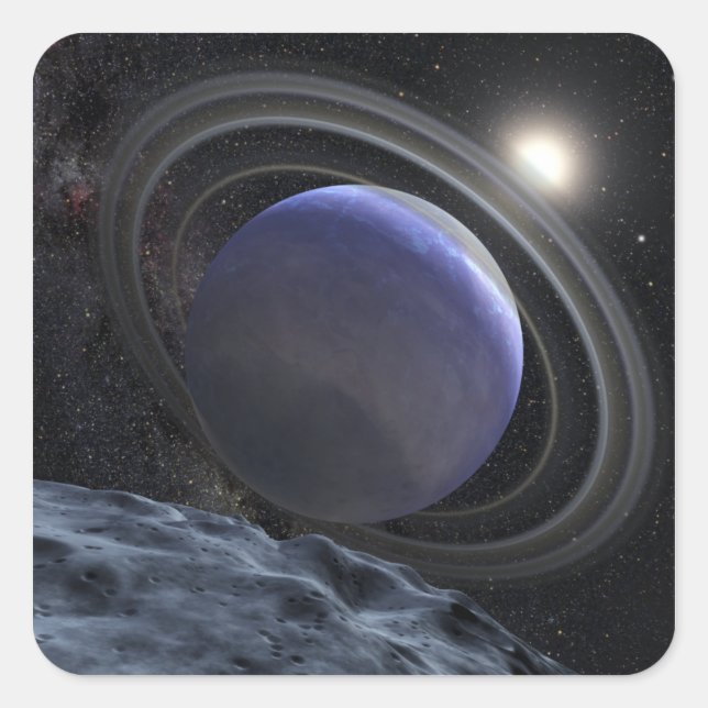 Adesivo Quadrado Ilustração do artista (Frente)