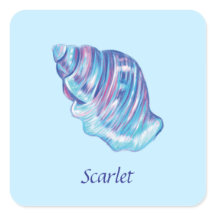 Ilustração personalizada da solha do oceano arco-í