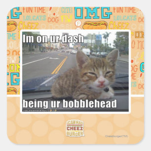 Adesivo Quadrado Im no traço do ur