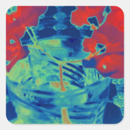 Adesivo Quadrado imagem de bougainville