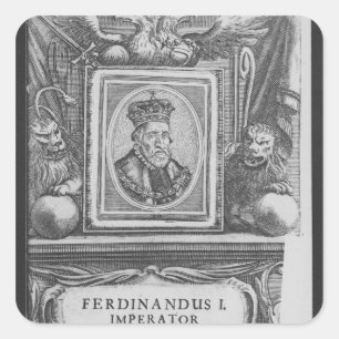 Adesivo Quadrado Imperador Ferdinand mim, rei de Boémia